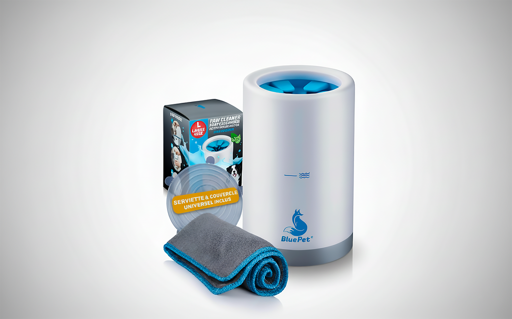 Nettoyer Pied De Compagnie Boueux Chien Automatique, Dispositif Nettoyage Patte Chat Électrique, Conception De Poils Doux, Portable Facile À Utiliser Pour Les Chatons - NordPaws