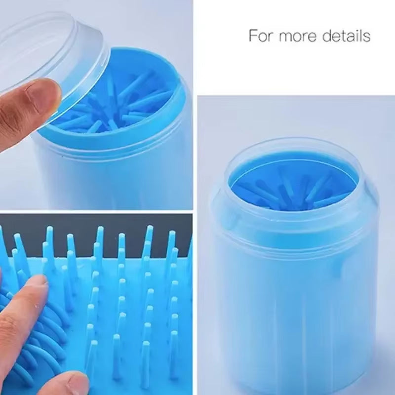 Ultimate Portable Dog Paw Cleaner - Quick & Easy Foot Washing Bucket with Combs and Towel for Outdoor Adventures - NordPaws