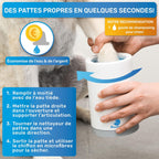 Nettoyeur de Pattes pour Chiens - Élimine Saleté et Crasse en Douceur (Taille L, 10-25 Kg) - NordPaws